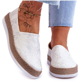Alpargatas Piel Mocasines Big Star LL276004 Blanco