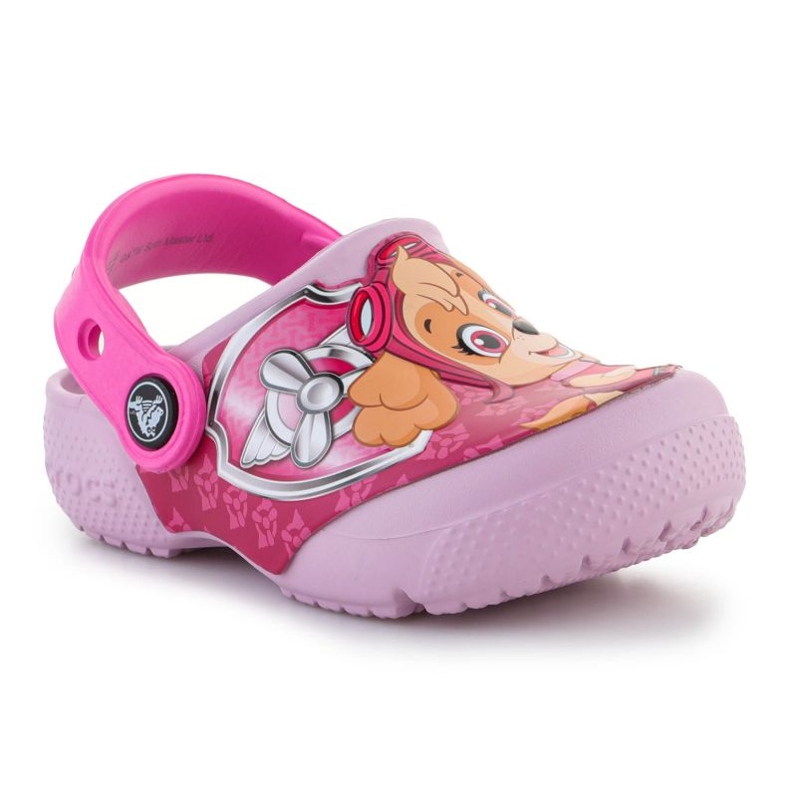 Zuecos Crocs Fl Paw Patrol Patch Cg T 207487-6GD rosado Zuecos Crocs Fl Paw Patrol Patch Cg T 207487-6GD rosado