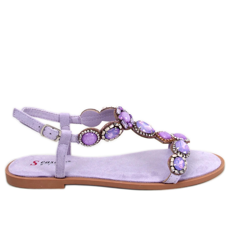 Seastar Jolene Sandalias moradas con cuentas violeta