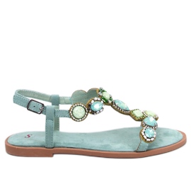 Seastar Sandalias con cuentas Jolene Green verde