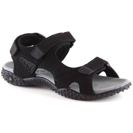 Sandalias deportivas American Club negras con velcros negro