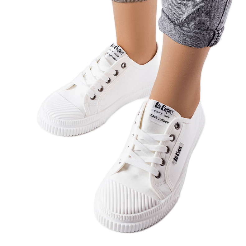 Lee Cooper LCW-23-44-1613L zapatillas blancas blanco