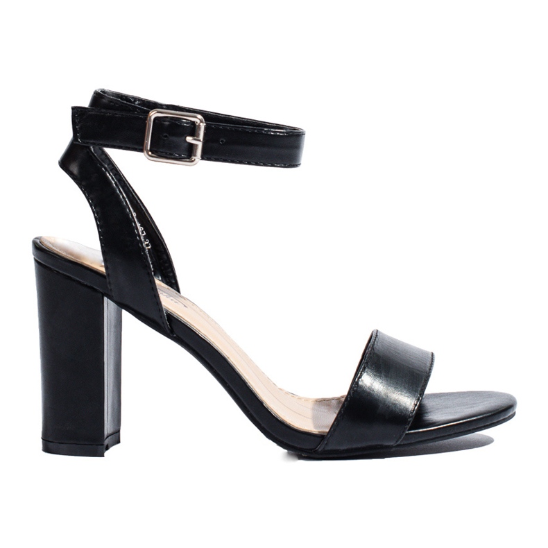 Sandalias mujer tacón Shelovet negras negro