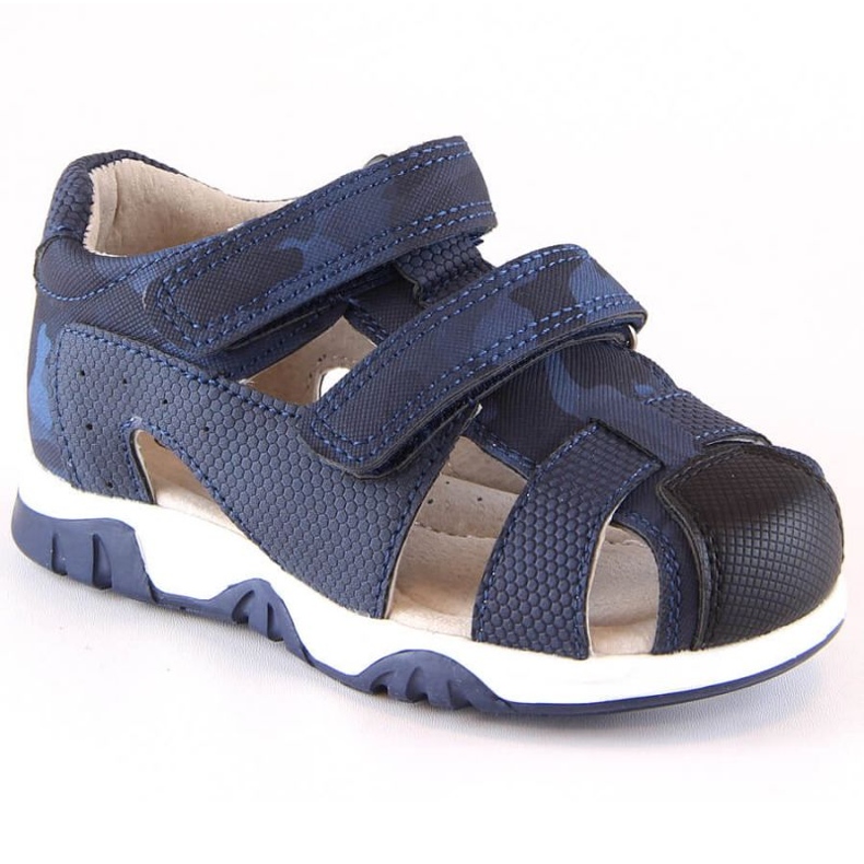 Sandalias velcro camo News Jr 5909 azul marino