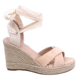 BM Alpargatas cuña Ronny Beige