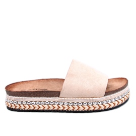 BM Mules con adornos Donnie Beige