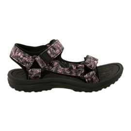 News Sandalias deportivas de mujer negras con velcro Novedad 23SD11-5630 negro