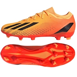 Adidas X Speedportal.3 Fg M GZ5077 zapatos de fútbol naranja naranjas y tintos