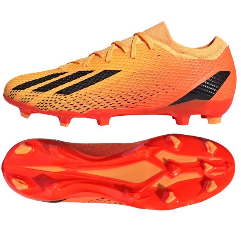 Adidas X Speedportal.3 Fg M GZ5077 zapatos de fútbol naranja naranjas y tintos