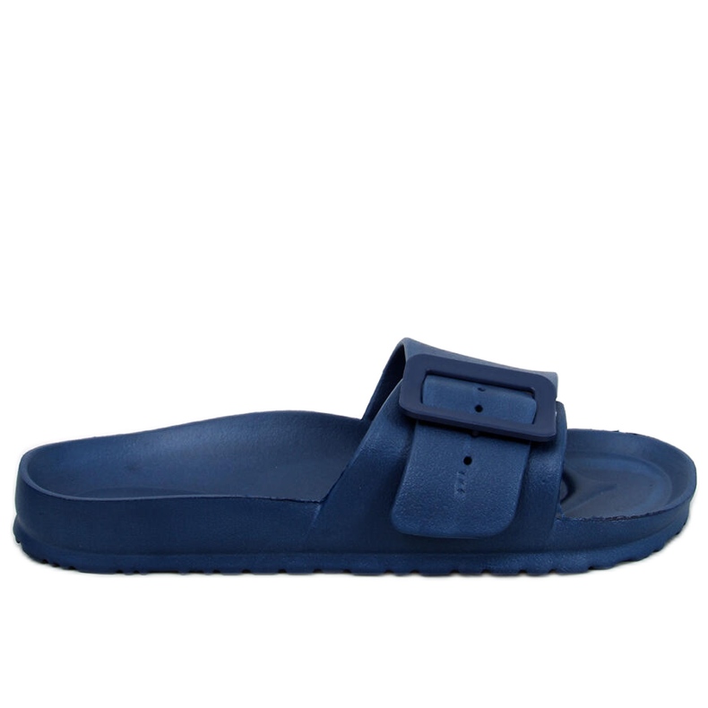 BM Chanclas Romero D.BLUE de goma con hebilla azul