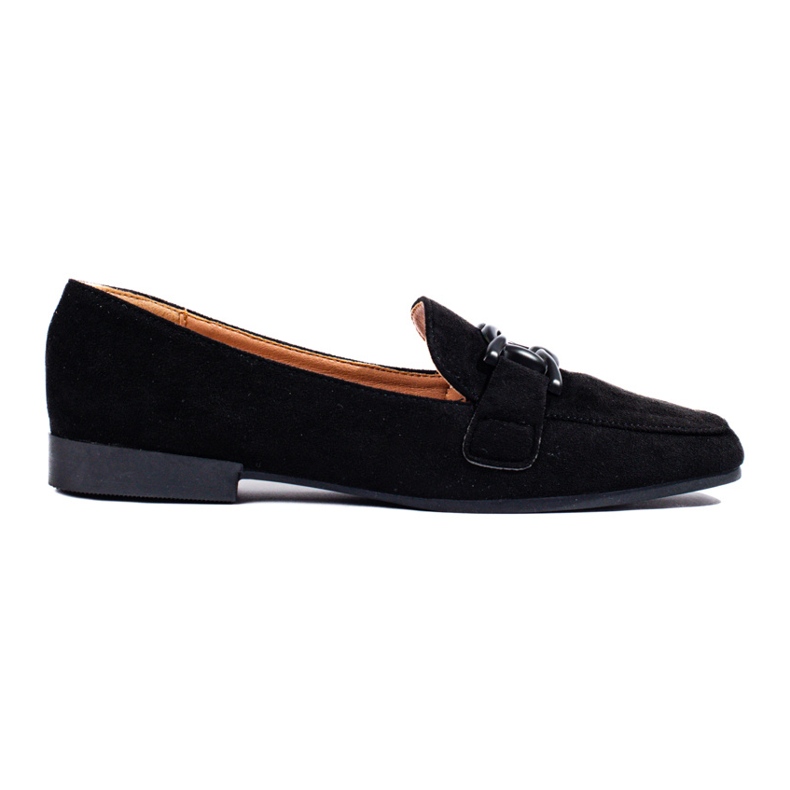 Mocasines de mujer en ante negro de Shelovet