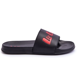 Men's Lightweight Lee Cooper LCW-23-42-1730 Black-Red Pantuflas negro