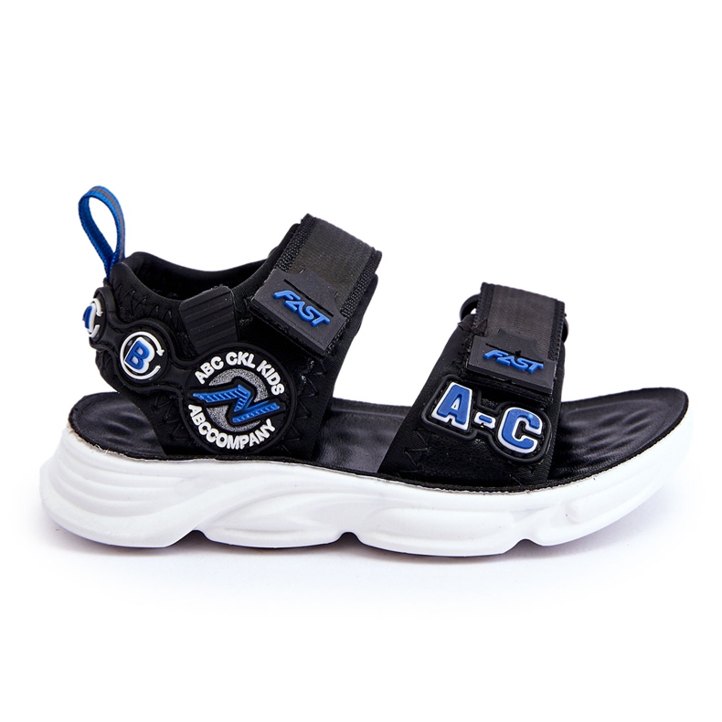 FR1 Sandalias Ligeras Infantiles Negro y Azul Maxel