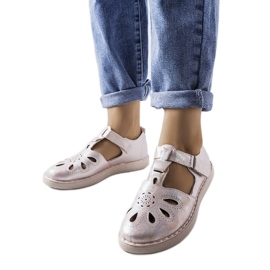 Zapatos brogue beige LS5379 Taupe