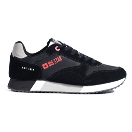 Deportivas de hombre negras Big Star LL174158 Memory foam negro