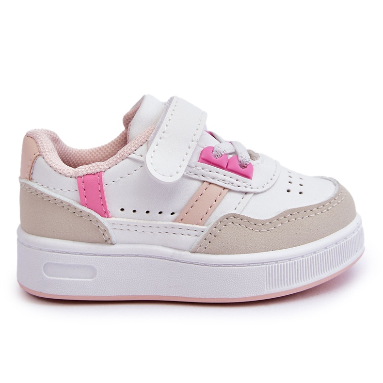 FR1 Deportivas Infantiles Clásicas Marlin Blanco y Rosa