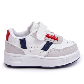 Deportivas Infantiles Clásicas Marlin Blanco y Rojo