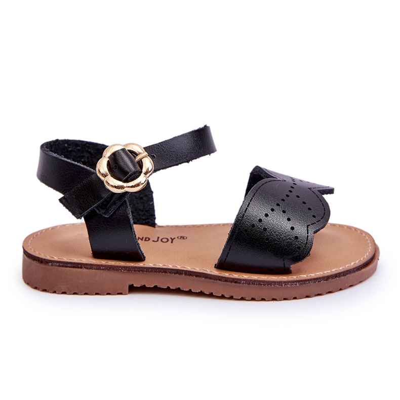 Sandalias clásicas negras Izzy para niños negro