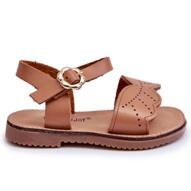 Sandalias Infantiles Clásicas Marrón Izzy