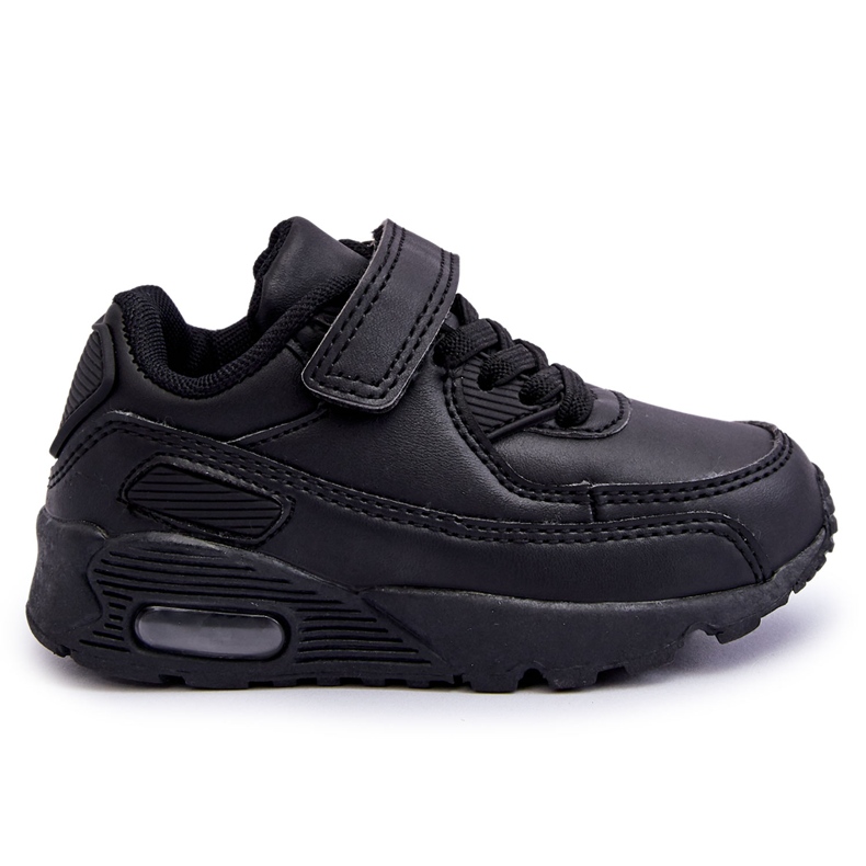 FR1 Deportivas Infantiles Piel Plataforma Negro Lori