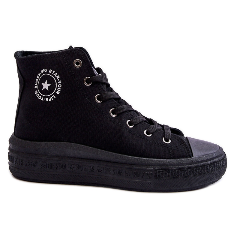 Zapatillas Altas de Mujer Big Star LL274A182 Negro