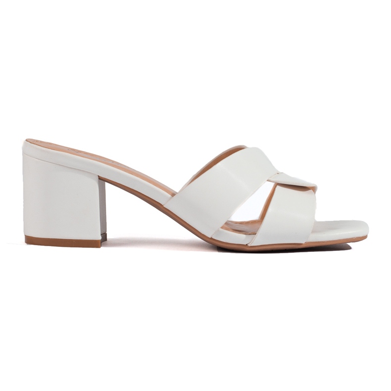 Chanclas de mujer blancas de Shelovet blanco
