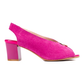Sandalias mujer tacón Shelovet rosa