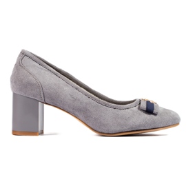 Zapatos de salón de mujer Shelovet grises
