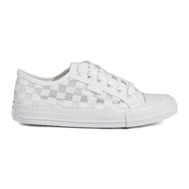 Sneakers blancas de mujer Big Star LL274071 blanco
