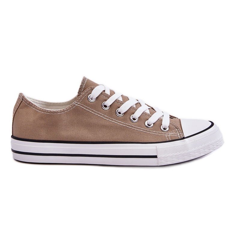 FR1 Zapatillas Bajas Clásicas De Mujer Beige Vegas