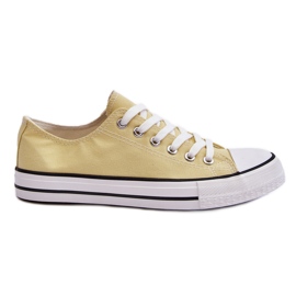 FR1 Zapatillas bajas clásicas de mujer Vegas amarillas amarillo