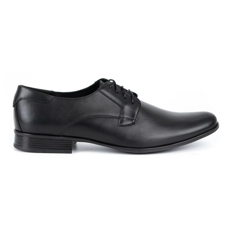Olivier Zapatos formales de piel para hombre G6 Kb, negro