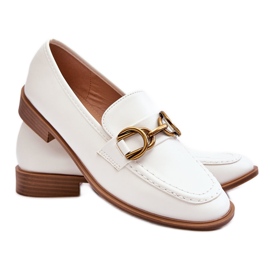WS1 Mocasines Clásicos Mujer Blanco Lorien
