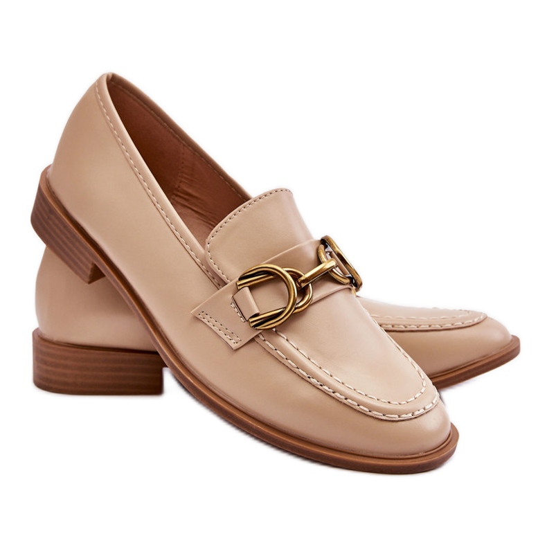 WS1 Mocasines Clásicos Mujer Beige Lorien