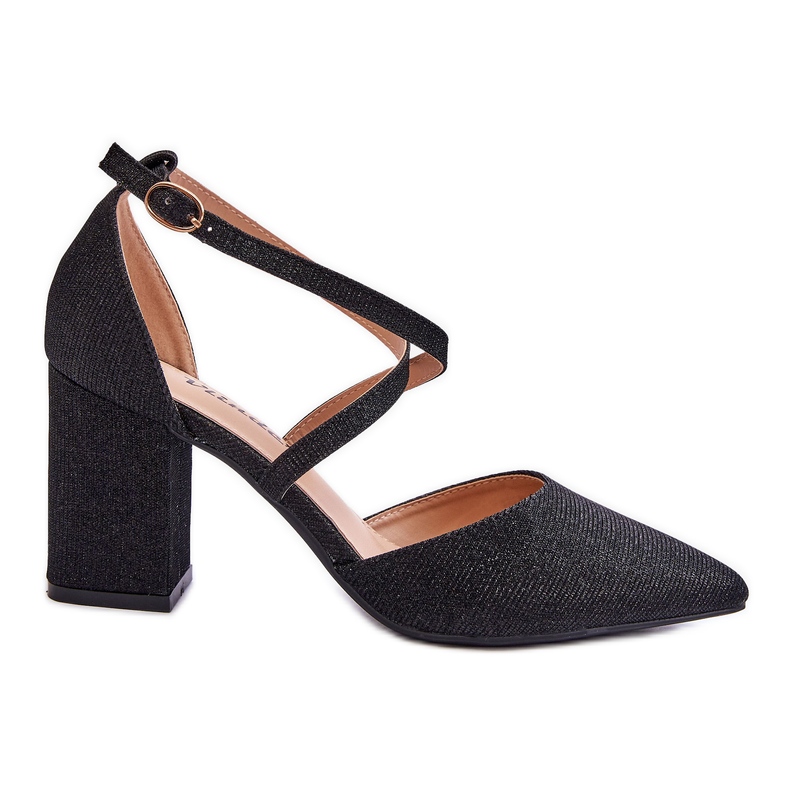 WS1 Bombas brillantes de moda en el talón negro de la galaxia