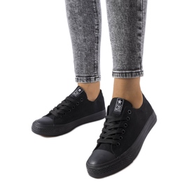 Deportivas Beaupré de tejido negro Deportivas Beaupré de tejido negro