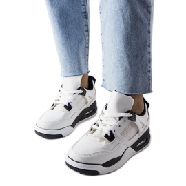 Deportivas blancas de Malas materiales combinados blanco