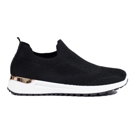 Zapatillas slip-on negras Shelovet negro
