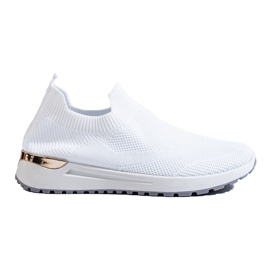 Zapatillas slip-on con cuña Shelovet en blanco