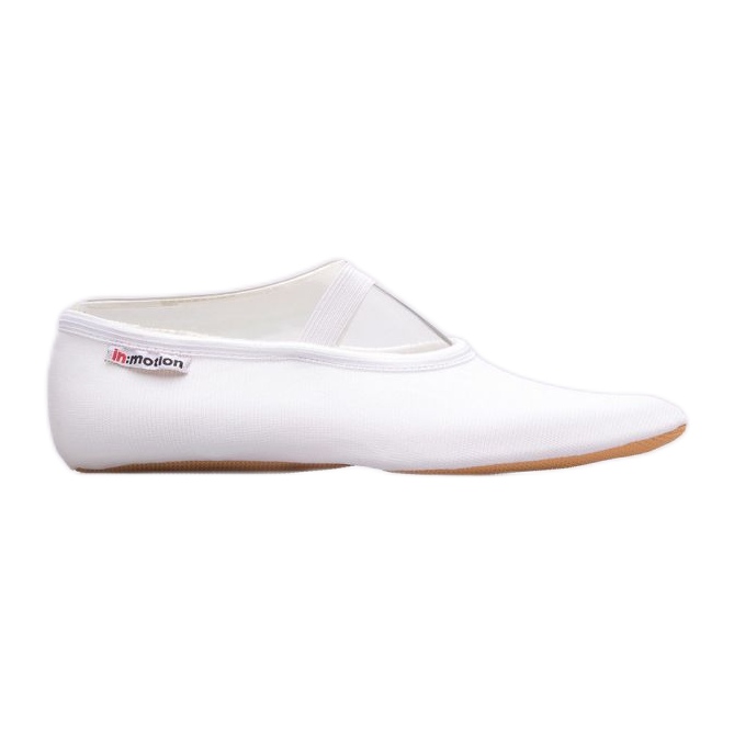 Zapatillas de ballet de gimnasia Inmotion Sydney blanco