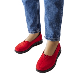 Mocasines ligeros rojos de Kheda Mocasines ligeros rojos de Kheda