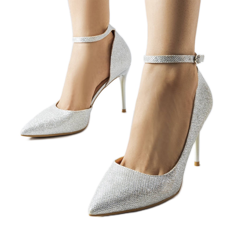 Inna Tacones Nikolina brocado plata