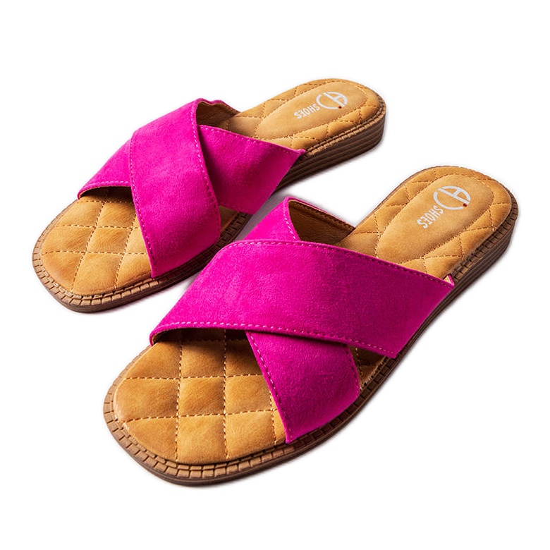 Zapatillas casa Tiana rosa rosado