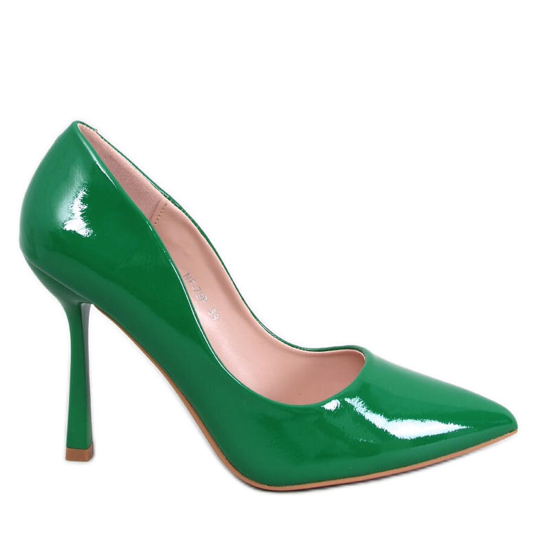 Zapatos de tacón de mujer lacados Anika Grass verde