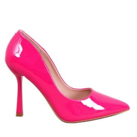 Zapatos de salón de mujer lacados Anika Fucsia rosado