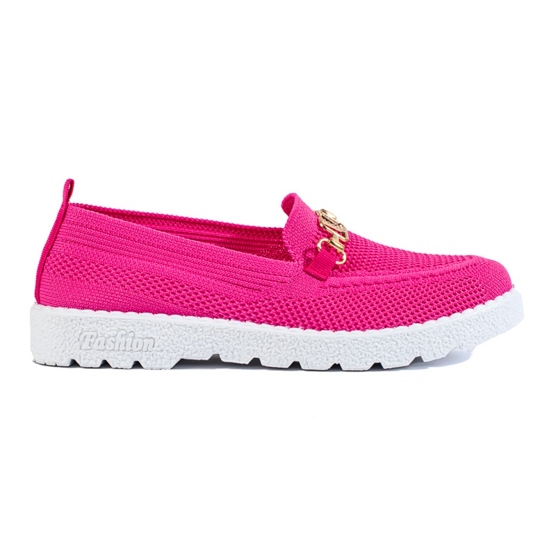 Mocasines mujer textil Shelovet fucsia rosado