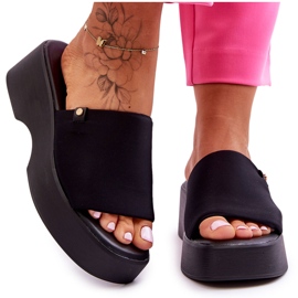 Zapatillas Mujer Plataforma Negro Carmela