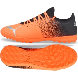 Botas de fútbol Puma Futuro Z 4.3 Tt M 106770 01 naranjas y rojos