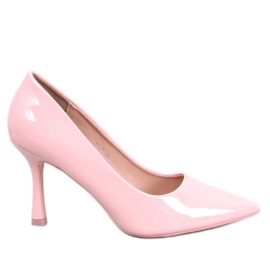 Zapatos de salón mujer Ladd Pink lacados rosa