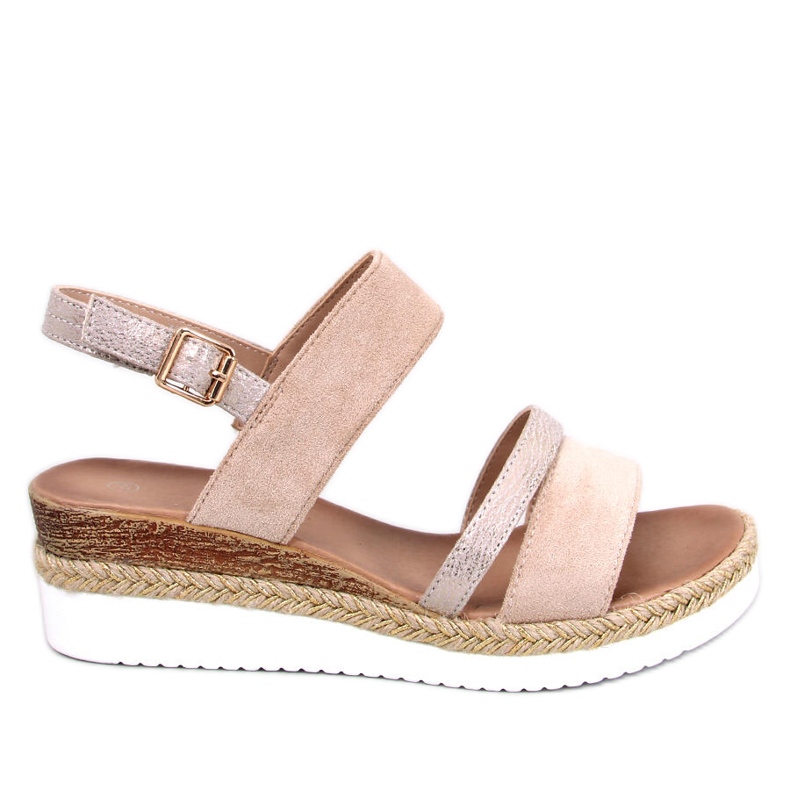 Frazier Sandalias beige con cuña